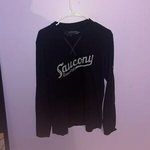 Saucony Black Crew Neck Shirt